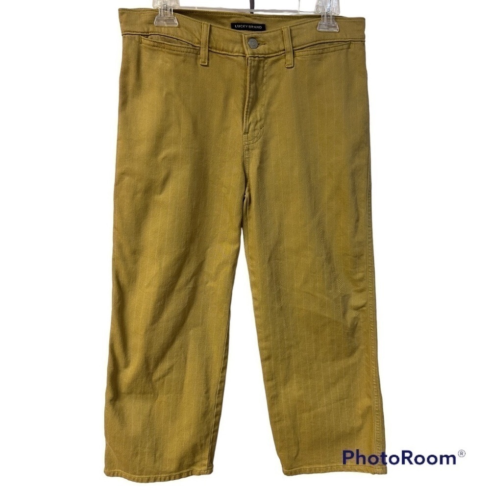 LUCKY BRAND WIDE LEG GOUCHO STYLE ANKLE PANTS
